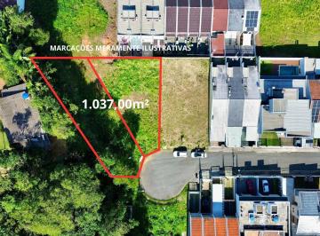 Terreno · 1037m² · Terreno com 1.036,56 m², plano, pode edificaprédio ou casas geminadas, liberado até 729,37 m² de áre