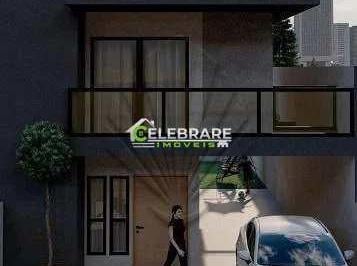 Casa · 96m² · 3 Quartos · 2 Vagas · NOVOS SOBRADOS EM COLOMBO, 03 QTO, SUITE, AMPLO TERRENO