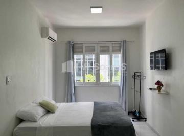 Apartamento · 25m² · Kitnet com vista lateral para a praia de Botafogo e Pão de Açúcar.