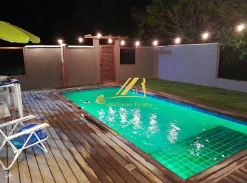 Foto 01 · Casa 3 suítes mobiliada em Barra Grande, sul da Bahia. 178m², a 400m da praia. Piscina e varanda. Ta