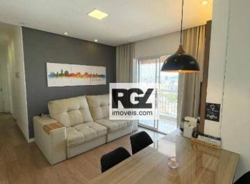 c187b7194029db66609e5fccca7414223b260a99 · Apartamento com 2 dormitórios à venda, 64 m² por R$ 555.000,00 - Estuário - Santos/SP