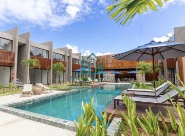 Apartamento · 40m² · 1 Quarto · 1 Vaga · Villa Naluri - Apartamento Studio, 40m², a 80 metros da paradisíaca praia de Japaratinga, Vizinho a