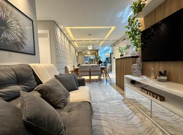 Apartamento de 3 quartos, São Bernardo do Campo · Living Moovie Cyrela de 74 metros com planejados 3 dormitórios e 2 vagas