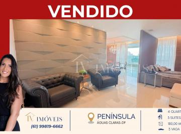 Apartamento de 4 quartos, Águas Claras · Península - 180 m² - Nascente - Andar Alto Av das Araucárias