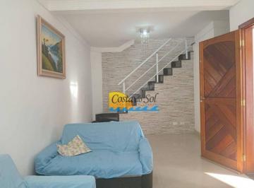 45004836386b50bfdb3f6d326e7f1ccf15ff8c41 · Sobrado com 3 dormitórios à venda, 132 m² por R$ 650.000,00 - Vila Guilhermina - Praia Grande/SP