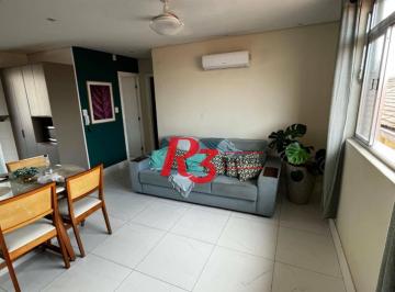 b49ebb60fecd54c26e102d6c765ef3b2b69abbd1 · Apartamento à venda, 75 m² por R$ 480.000,00 - Macuco - Santos/SP