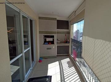 Varanda gourmet com churrasqueira, fechamento em v · Apartamento, Jardim São Paulo, Guarulhos, SP