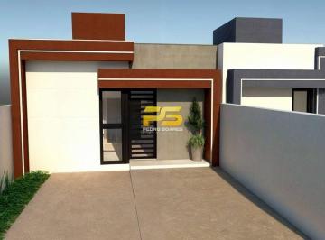Casa · 126m² · 2 Quartos · 1 Vaga · CASA NOVA A VENDA EM LOTEAMENTO SOLANEA-PB