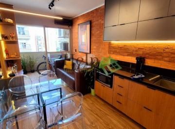 Apartamento · 33m² · 1 Quarto · 1 Vaga · Apartamento reformado mobiliado - 1 dormitório- varanda- Moema