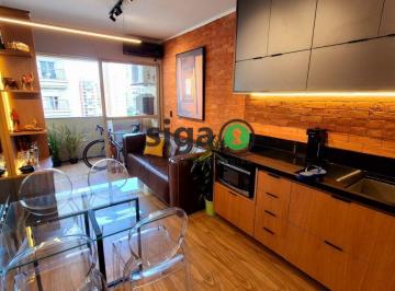 Apartamento · 33m² · 1 Quarto · APARTAMENTO STUDIO MOBILIADO E DECORADO PARA VENDA NA RUA TUIM MOEMA PASSAROS