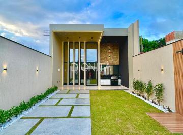 Casa · 140m² · 4 Quartos · 2 Vagas · Casa Plana 4 Suítes + Lavabo em Guaribas Eusébio/CE