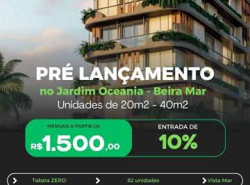 Apartamento · 30m² · 1 Quarto · Pré lançamento de Flat no Jardim Oceania -Beira Mar