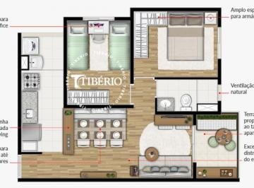 Apartamento · 50m² · 2 Quartos · 1 Vaga · Apartamento à venda em São Paulo-SP, Chácara Santo Antônio - 2 quartos, 1 banhei