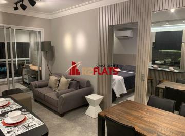 Apartamento · 58m² · 1 Quarto · 1 Vaga · Flat com ótimo preço no bairro Brooklin. Confira!