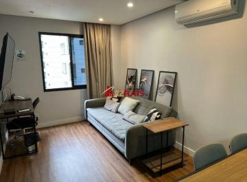 Apartamento · 38m² · 1 Quarto · 1 Vaga · Flat com ótimo preço no bairro Moema. Confira!