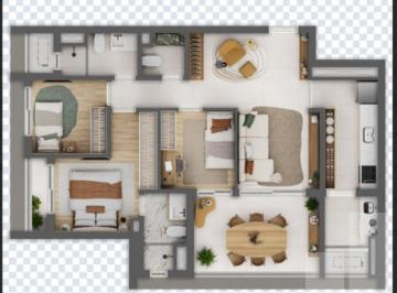 Apartamento · 94m² · 2 Quartos · 1 Vaga · Apartamento com 2 Dormitórios 1 Vaga em Higienópolis