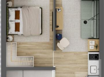 Apartamento · 32m² · 1 Quarto · Apartamento com 1 Dormitório em Higienópolis