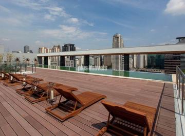 Apartamento · 62m² · 1 Quarto · 2 Vagas · Mobiliado - 1 Quarto e 1 banheiro à Venda, 62 m² por R$ 1.800.000 - Vila Olímpia