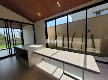Casa · 398m² · 3 Quartos · 2 Vagas · Casa no condomínio com 3 quartos sendo suíte disponível para venda no Bairro em Uberlândia-MG