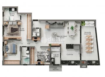 NULL · Apartamento disponível para venda no bairro Granada em Uberlândia-MG