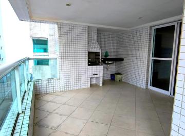 Apartamento de 2 quartos, Mongaguá · Apartamento Varanda gourmet com Churrasqueira á carvão