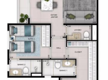 Apartamento de 2 quartos, Goiânia · Ágio apartamento 2 suítes Wish Vaca Brava