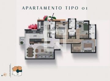 Apartamento · 109m² · 3 Quartos · 2 Vagas · Apartamento à Venda - Sion, 3 Quartos, 109 m² - Belo Horizonte