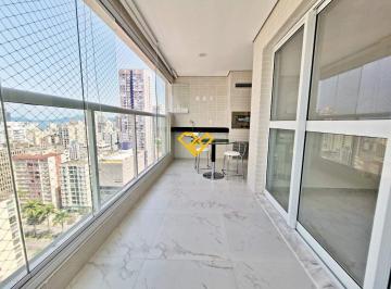 Varanda com churrasqueira · Apartamento 3 Quartos a Venda em Santos - Sp