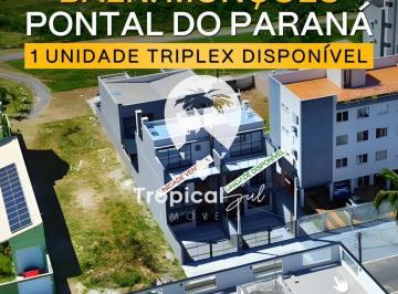 Casa · 187m² · 2 Quartos · 2 Vagas · Sobrado à venda,  Faixa mar, Balneário Monções, PONTAL DO PARANA - PR