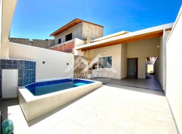 Casa · 107m² · 3 Quartos · 2 Vagas · Casa nova com piscina em Peruíbe