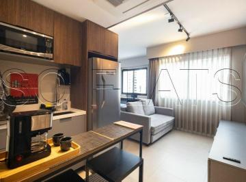 Apartamento · 26m² · 1 Quarto · 1 Vaga · Flat no Slaviero Moema disponível para locação com 26m², 01 dormitório e 01 vaga de garagem.