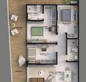 Apartamento · 90m² · 2 Quartos · 1 Vaga · Sorelle: O Melhor Lançamento Imobiliário de 2024!