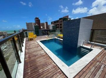 Apartamento · 37m² · 1 Quarto · 1 Vaga · Residencial Albatroz - FLAT NO ALBATROZ INTERMARES / FLAT BEIRA MAR EM INTERMARES / FLAT VISTA MAR E