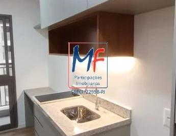 Apartamento · 22m² · 1 Quarto · Excelente apto studio Santo Amaro, com 22m² a.u., 1 dormitório, sala, cozinha, lazer. Prox. Metrô B
