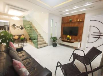 Casa · 119m² · 2 Quartos · 2 Vagas · Sobrado em Vila Caiçara, Praia Grande/SP de 119m² 2 quartos à venda por R$ 699.000,00