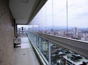 Apartamento · 178m² · 3 Quartos · 3 Vagas · Apartamento em Gonzaga, Santos/SP de 178m² 3 quartos para locação R$ 18.000,00/mes