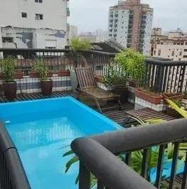 Apartamento · 353m² · 5 Quartos · 2 Vagas · Penthouse em Boqueirão, Santos/SP de 353m² 5 quartos à venda por R$ 3.000.000,00