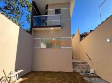 Casa · 130m² · 2 Quartos · 3 Vagas · Sobrado em Jardim Rio Negro, Itaquaquecetuba/SP de 130m² 2 quartos à venda por R$ 430.000,00