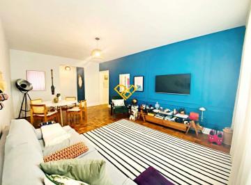 Sala · Apartamento 3 Dorms (1 Suíte) Boqueirão – Santos/SP | 129m² | 1 Vaga