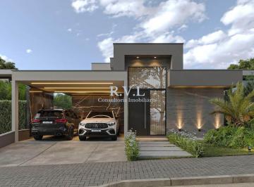 Foto 01 · Casa nova térrea no Condomínio Terras de Atibaia: 4 suítes, 2 salas, 6 banheiros, 2 vagas, 192 m² de