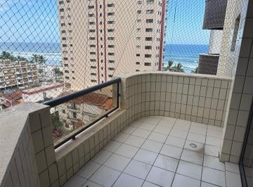 Apartamento de 2 quartos, Praia Grande · AMPLO Apartamento 2 quartos, sendo 1 suite, mobiliado com vista mar no Caiçara!!