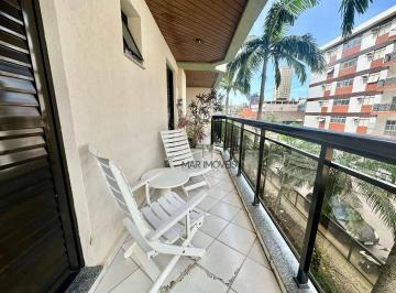 924edb1beeed6f214ccbf441f7d7f005bacc9e30 · Apartamento à venda na Praia da Enseada, 3 dormitórios, sala ampla com sacada, 105m², R$550.000
