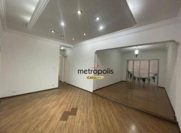 Sala · Apartamento com 3 dormitórios para alugar, 120 m² por R$ 4.418,00/mês - Santa Paula - São Caetano do