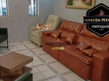 Sala de estar · Sobrado à venda, 166 m² por R$ 570.000,00 - Vila América - Santo André/SP