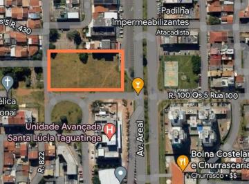 Terreno , Águas Claras · Projeção em ÁGUAS CLARAS QS 5 - AV. AREAL- 4.040m2 controi 3.8 X = 15.300 m2