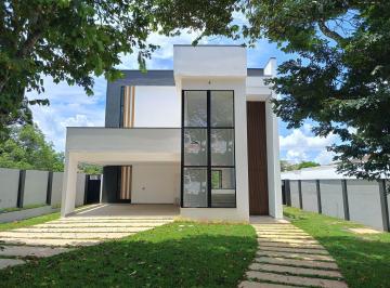 Foto 01 · Casa de luxo em condomínio: 4 quartos, 2 suítes, 3 salas, 5 banheiros, 6 vagas, 270m² em Vargem Gran