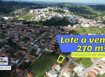 Terreno · 270m² · LOTE DE 270 m² Á VENDA, SÃO BENTO, CARMOPÓLIS DE MINAS.