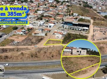 Terreno · 385m² · Lote com 385m² localizado em Carmópolis de Minas MG, no bairro Santo Antônio.