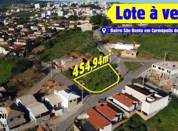 Terreno · 455m² · Terreno à venda, SÃO BENTO, Carmópolis de Minas, MG