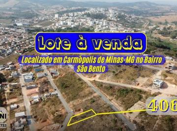Terreno · 406m² · Lote à venda, São Bento, Carmópolis de Minas, MG